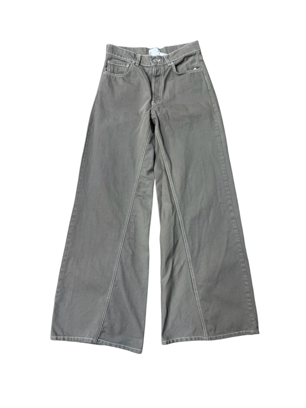 NWT GANNI Wide Leg Pants Size 27